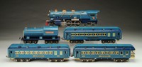 blue comet model train